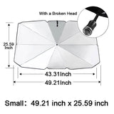 Foldable Car windshield  Sun Shade Umbrella