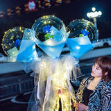LED Luminous Balloon Rose Bouquet (Matte Paper Packaging )