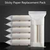 Retractable sticky lint roller