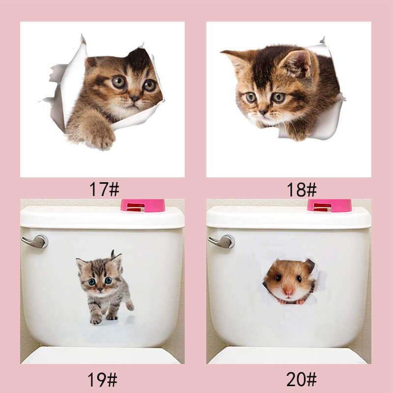 3D Cats Wall Stickers – kitchoria Eco Shop