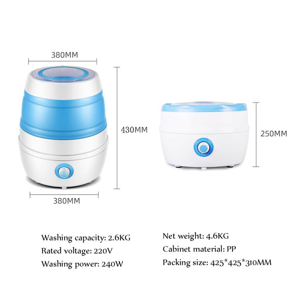 Folding Washing Machine with Spin dryer and Transformer (Don't Worry C ...