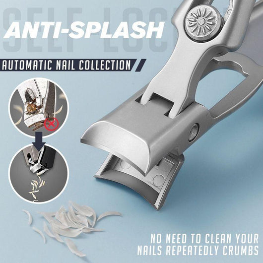Auto-Lock Portable Anti Splash Nail Clipper