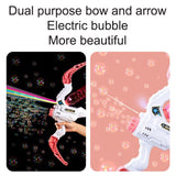 2 in 1 Electric Bubble Machine Bow and Arrow