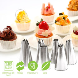 Reusable Silicone Tipless Piping Bags 26 PCS/Set