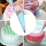 Reusable Silicone Tipless Piping Bags 26 PCS/Set