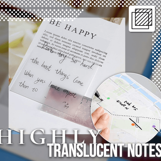 Magic Translucent Sticky Notes – kitchoria Eco Shop