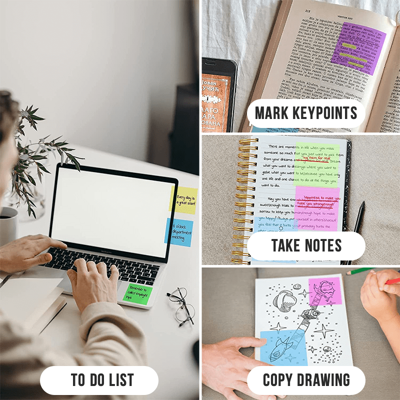 Magic Translucent Sticky Notes – kitchoria Eco Shop